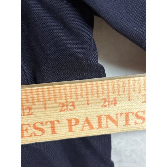 Lands End Mens Regular Fit Cotton Jacket L 42-44 Navy & Olive Color With Plaid L - Picture 7 of 13